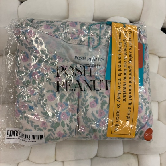 Posh Peanut Other - Posh Peanut Bamboo Floral Kids Pajama Set